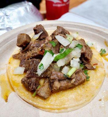 Taco lengua