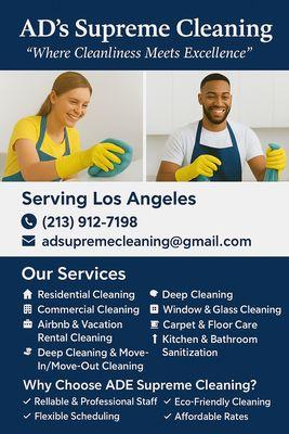 AD’s Supreme Cleaning