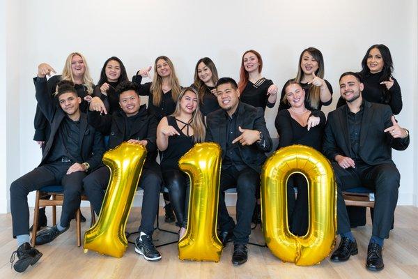 110 families helped in 2022