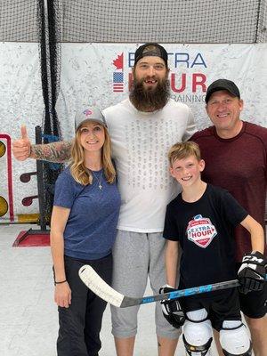 Brent Burns at Extra Hour