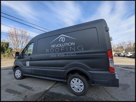 Revolution Roofing Truck