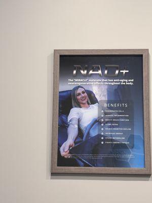 NAD+ benefits listed