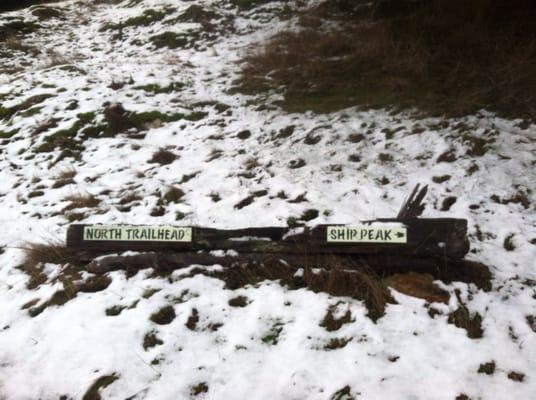 You can still hike up here in December. Dress warm.