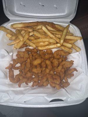 Clam Strips and fries