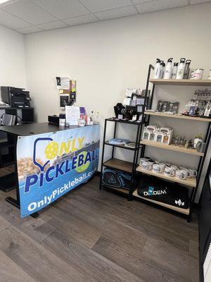 We carry ONLY pickleball....paddles, bags, equipment, accessories, shoes, apparel and great gift ideas.