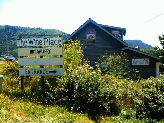 The Gourmet Lady wine store and art gallery. Also baked goods!