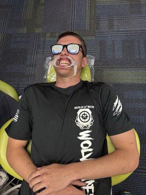 First day for braces.