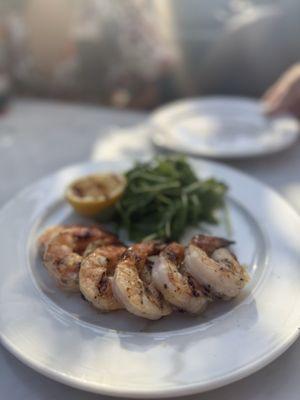 Grilled shrimp