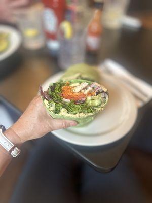 Sunflower wrap with chicken-HUGE