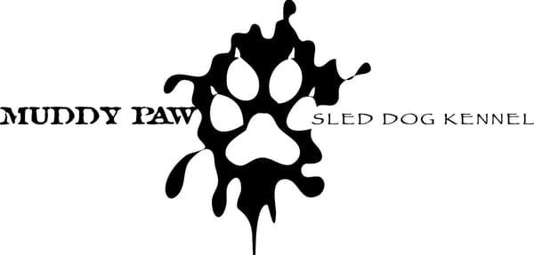 Muddy Paw Sled Dog Kennel Logo.
