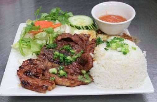 Shredded porks rice dish