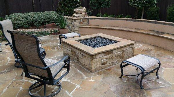 A beautiful fire pit