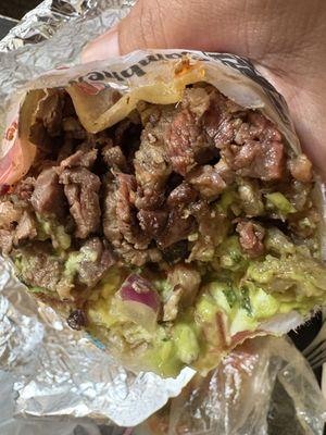 6/9/25 Really enjoyed this last month , now 2hrs before closing they skimp on the meat. The next pic of what they gave me tonight...smh!