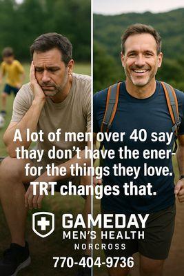 Gameday Men's Health Atlanta, GA - Norcross TRT, Weight Loss, ED Clinic