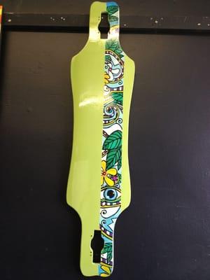 Double drop down 42" 8 ply double kick longboard. One of the boards you can find.