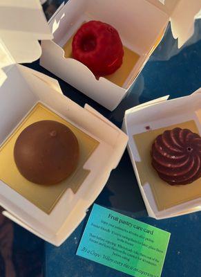 Raspberry, Reese's and passion fruit