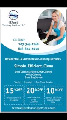 iDust cleaning Services