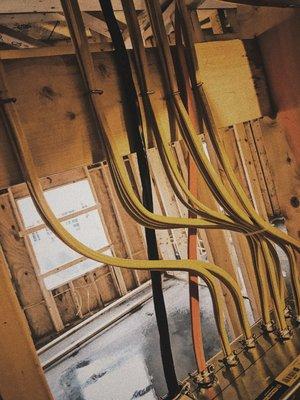 New panel install, cables all pretty and stuff :)