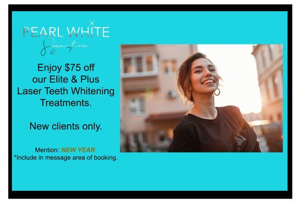 New Year 2023 Special!
Most effective teeth whitening in Arizona!