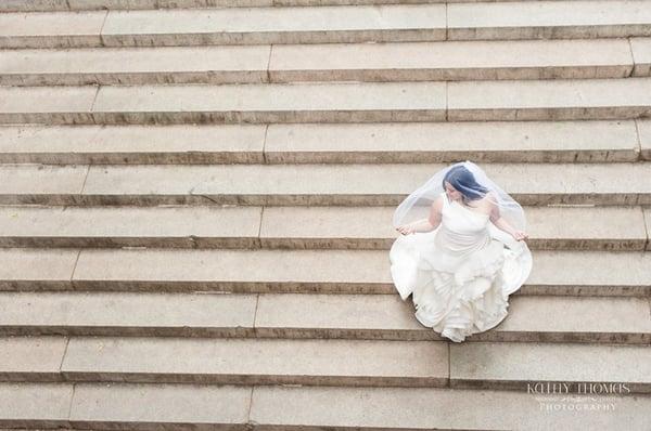 Bethesda Fountain, NYC Bride