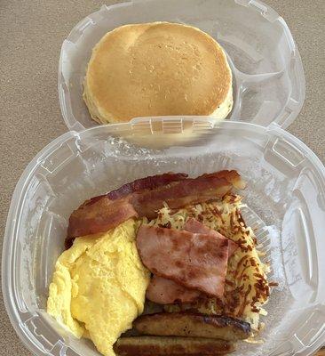 Breakfast Sampler. Everything was cooked to perfection having great flavors.