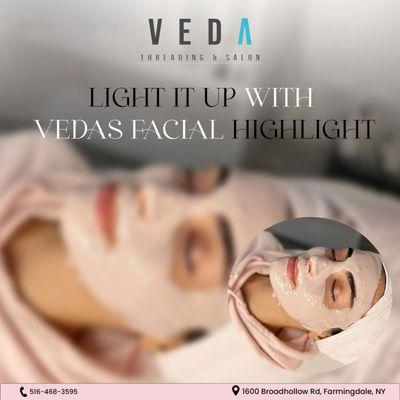 Enhance the glowing look you got. Get the best service and the desired result you always wanted. Book an appointment at Veda today.