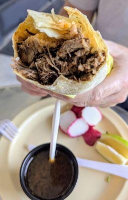 Burrito Birria *no onions*