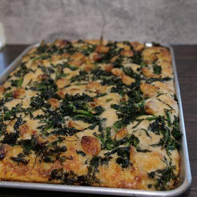 Broccoli Rabe, Grana Focaccia