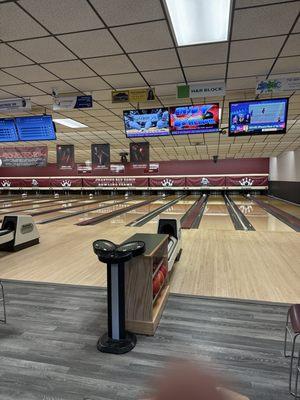 Bowling lanes