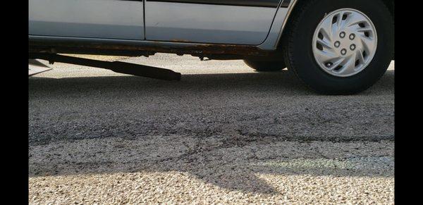 Busted my muffler loading