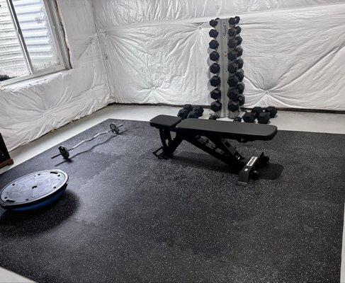 New weight room