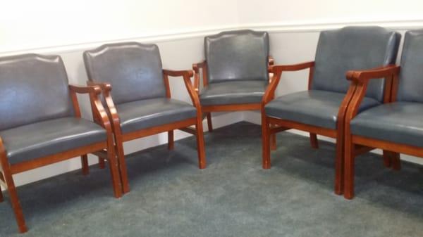 Waiting room chairs