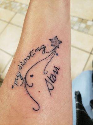 Just got this awesome tattoo! I love it! It's exactly what I wanted! Richard was awesome and funny, making for a very pleasant experience.