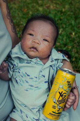 Don't forget to pickup your Babyeel a onesie for your next family photos!