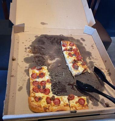 Pizza..,didn't have any but everyone went back for 2nds