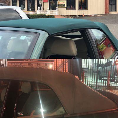 Top photo: new green top Bottom photo: 17yr old original green top