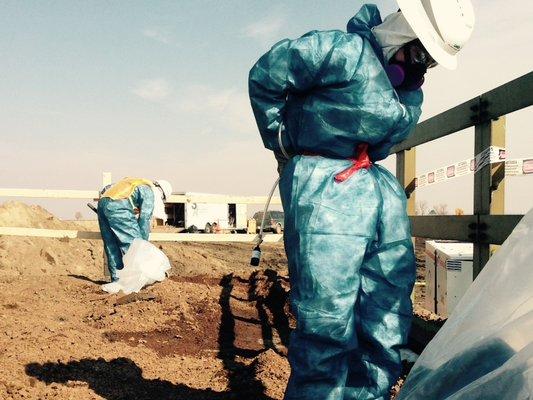 Exterior soil abatement completed by Colorado Hazard Control