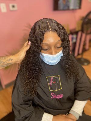 Lace Closure install w/frontal illusion