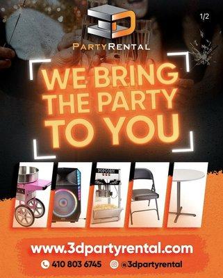 We Bring The Party To You