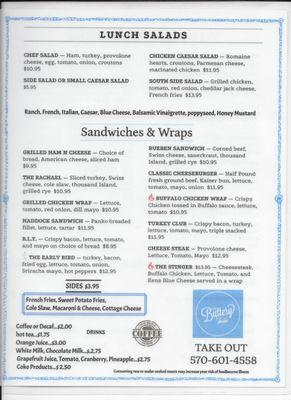 New Menu coming in January!