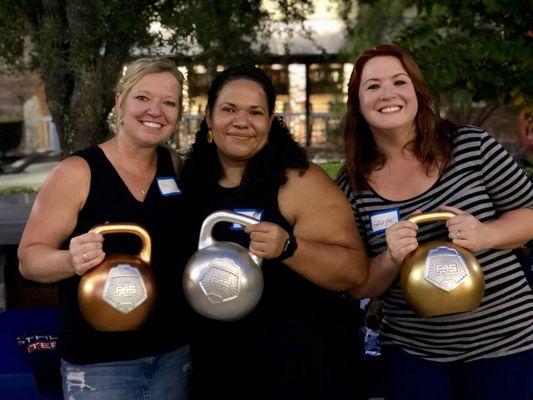 Female winners of 8 week challenge!!  Amazing transformations in such a short time.