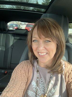 Add a little Sun kissed glow to this tired winter hair. Bring on Spring!