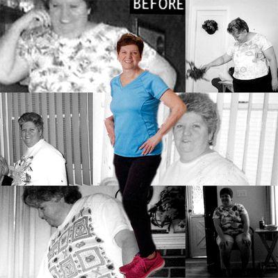 Marie Floramos lost over 100LBS