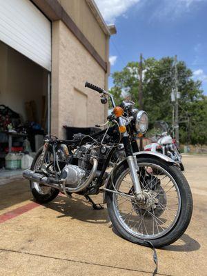 74 Honda 200T before pic