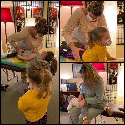Family fun at the Chiropractor!
