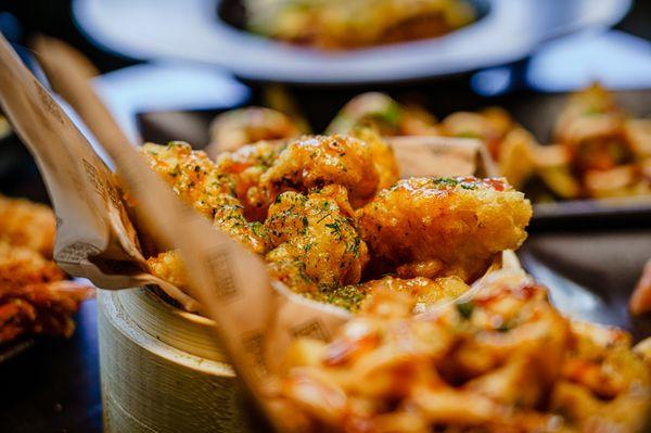 Happy hour every day from 3 to 6 PM. Try the cauliflower tempura!