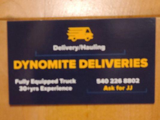 Dynomite Deliveries