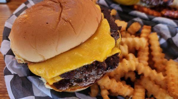 Plain Double Cheeseburger