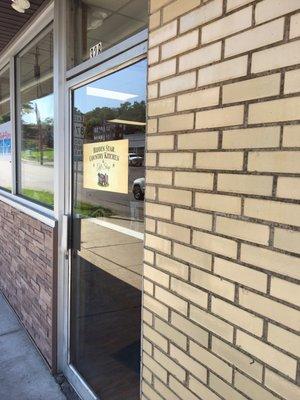 This is the outside of the business