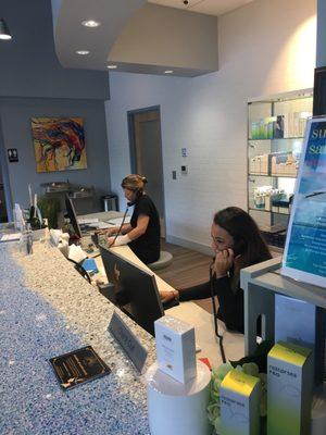 Miss Elizabeth and Miss Olivia!!! In action